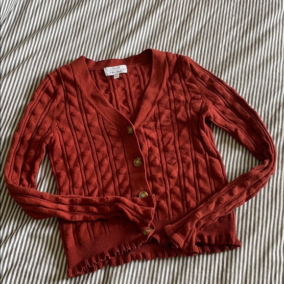 & Other Stories Cable Knit Cardigan - Picture 2 of 9